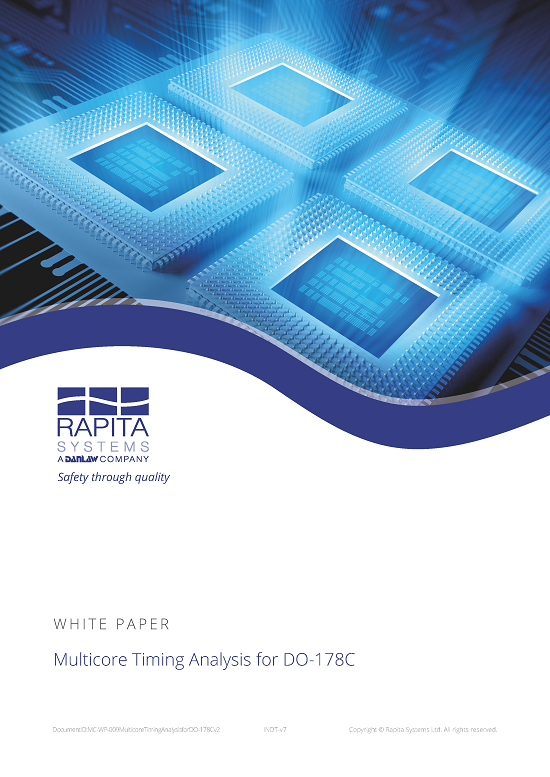 Front cover of Multicore Timing Analysis for DO-178C whitepaper