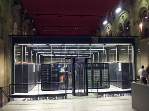 photograph showing the mare nostrum supercomputer
