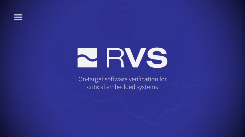 On-target software verification with RVS Thumbnail