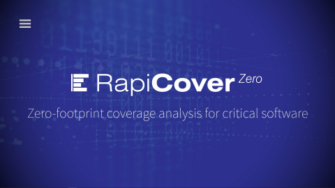 Zero footprint coverage analysis with RapiCover Zero Thumbnail