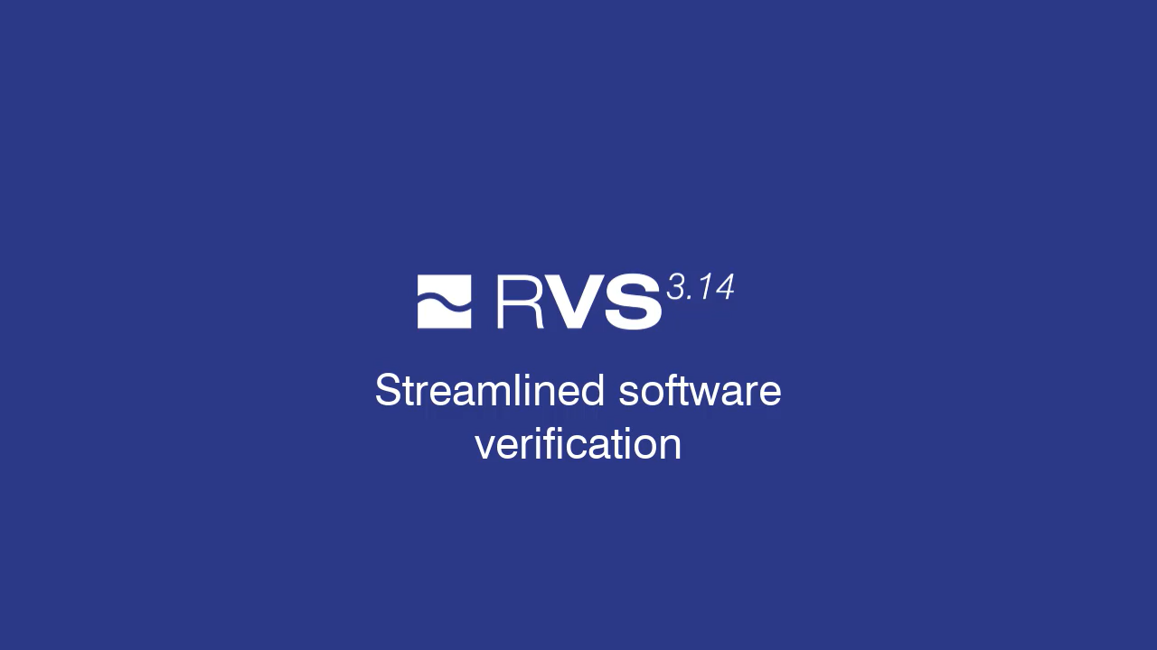 Streamlined software verification thumbnail